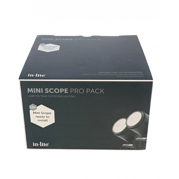 in-lite | MINI SCOPE PRO PACK | Outdoor Spotlights 12pc